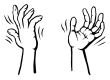 wave both hands in the air